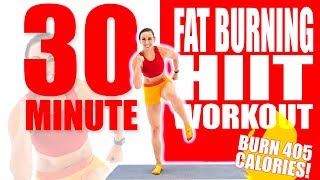 30 Minute Fat Burning HIIT Workout 🔥Burn 405 Calories! 🔥 screenshot 4