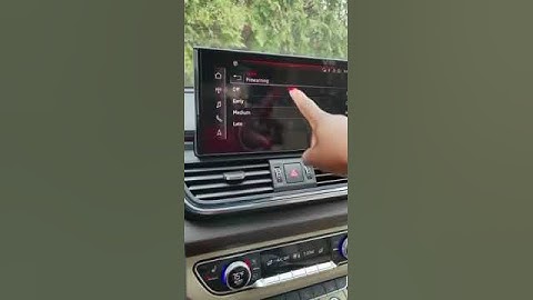 How to disable Audi pre-sense system.