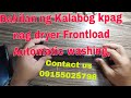 Dahilan ng makalabog na frontload Automatic washing