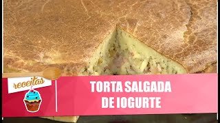 Faça uma torta salgada de iogurte no liquidificador com Marcelo Faria - Vida Melhor - 24/04/19