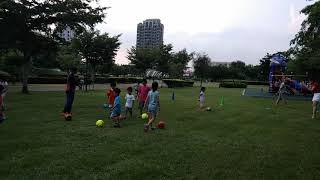 1080731融的足球課＊警察兔兔 vs 美國蜘蛛人(10)