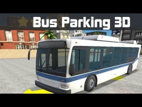 حافلة وقوف السيارات 3D