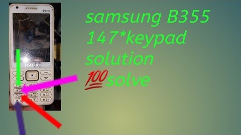 samsung B355 147*keypad solution 💯 solve