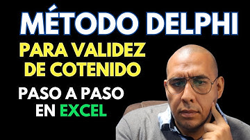 ⁣Validez de contenido de un instrumento ¿Qué es el Método Delphi? Explicado de Forma Simple