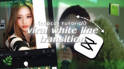 viral ‚white line‘ transition | capcut tutorial