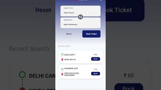 Delhi Metro Mobile QR Ticket • DMRC Travel App #news #travel #delhi #metro #dmrc #ticket #trending screenshot 2