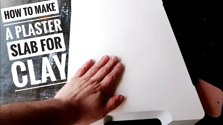 How to make a plaster slab for wedging and recycling clay (easy)