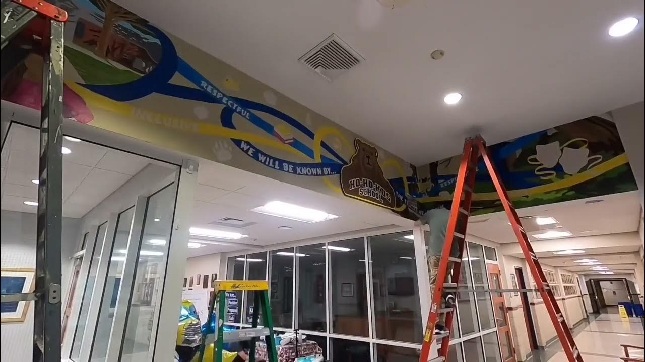 HoHoKus Public School mural 2022 YouTube