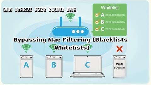 Bypassing Mac Filtering (Blacklists  Whitelists) (wifi Course)