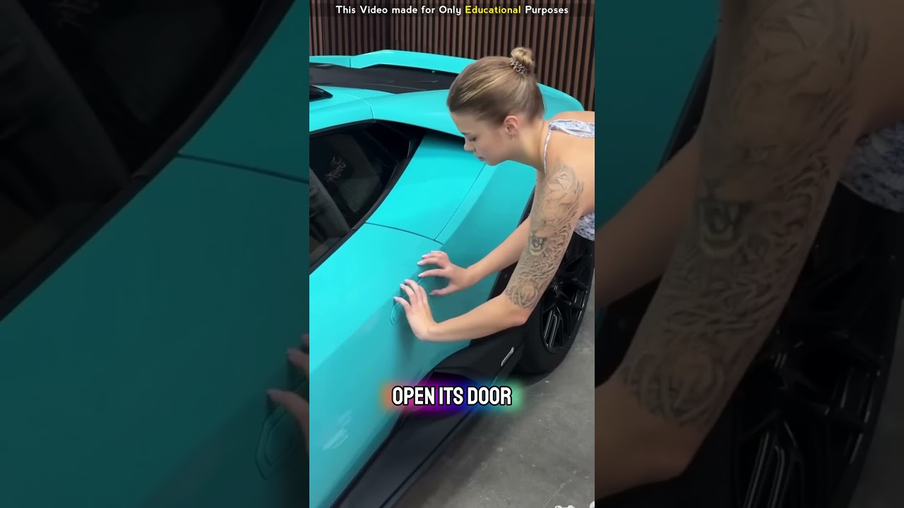 How to Open a Sports Car Door! 🤯 