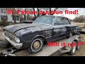 Classic car & truck auction: 1961 Ford Falcon Futura parked 20 years! Will it run & walk around!!