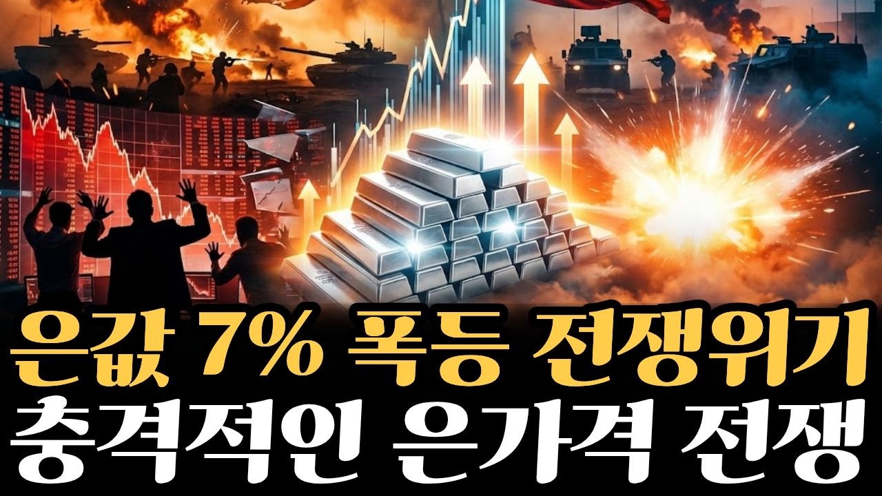 미국과 이란 전쟁에 안전자산 선호!! 충격적인 은 가격 전망