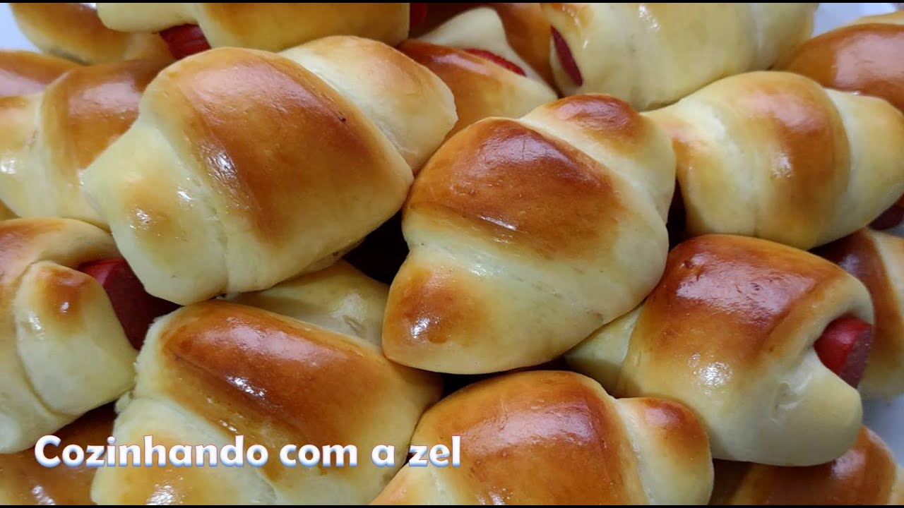 PÃEZINHOS DE SALSICHA, MASSA PERFEITA E DIFICIL DE COMER SÓ UM.