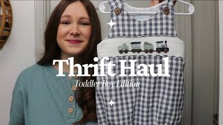 Thrift Haul for Toddler Boy: Summer