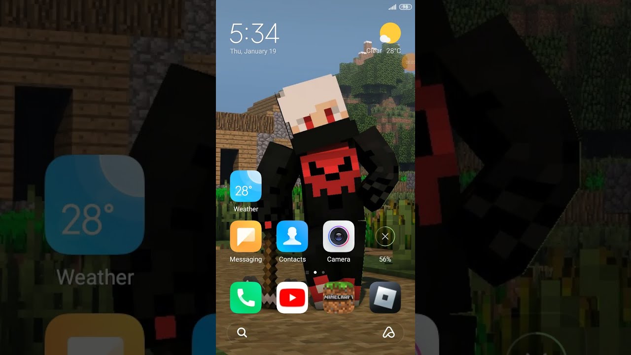 Nova skin Wallpaperနဲ႔minecraftလူပံုလုပ်နည်း😀😀 