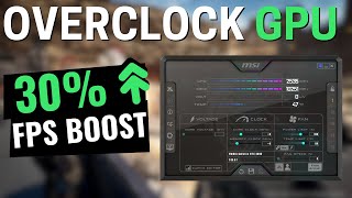 [2023] Ultimate Guide: Overclock Your GPU with MSI Afterburner | Boost Gaming Performance! screenshot 3