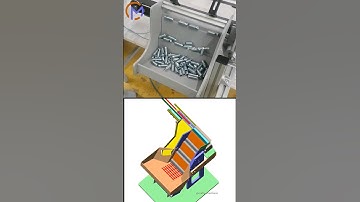 Step feeder 🔥| Mechanical principles  #simulation #solidworks #satisfying #mechanical #physics #math