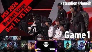 TL(Yeon カリスタ) VS TES(JackeyLove ルシアン) Game 1 ハイライト Day1 - MSI 2024 Stage2 Edited by YAMA