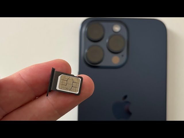 How To Insert/Remove SIM Card in iPhone 15 Pro Max (Locate SIM