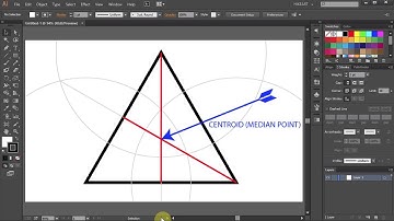 How to Find a Centroid of a Triangle in Adobe Illustrator