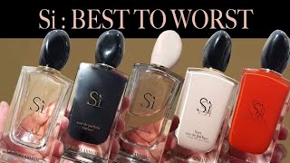 ARMANI SI PERFUME COLLECTION OVERVIEW : Best To Worst Ranking