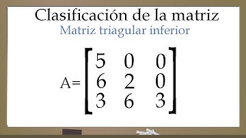 Clasificación de la matriz | Parte 3