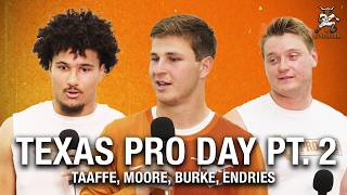 Celebrity Michael Taaffe, Trey Moore, Ethan Burke, and Jack Endries Lead Texas Pro Day Part 2 | NFL Dreams Wealth