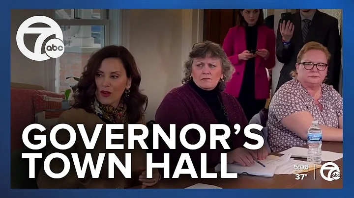 Gov. Whitmer holds town hall discussions ahead of State of the State