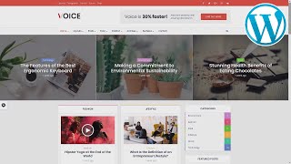 Voice News Magazine Website ★ WordPress Themes & Templates ★