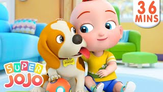 Playtime on the Slide | Safety Song | Super JoJo - Nursery Rhymes | Playtime with Friends