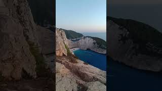 This Beach Has the Clearest Water in Greece | Navagios Water Looks Unreal 😱 #shortvideo #shorts