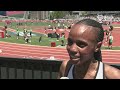 "Discipline and hard work" - Beatrice Chebet on 5000m world record in Eugene - Wanda Diamond League