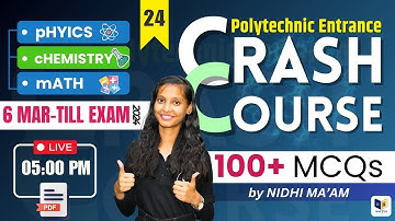 Crash Course: Set-24 | Poilytechnic Entrance Live Class | JEECUP Crash Course 2024 | #racevaacademy