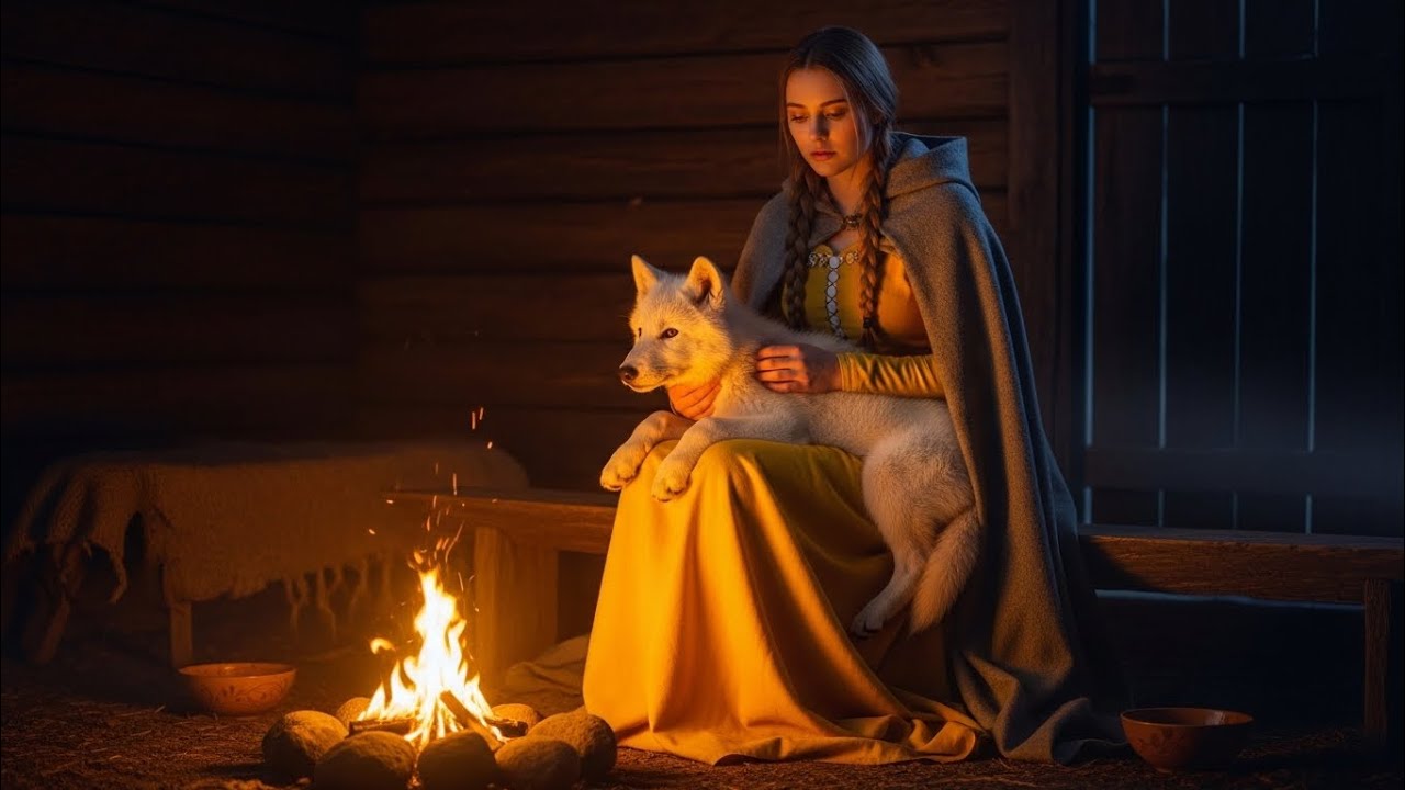 She Opened the Cabin Door… and the Wolf King Was Waiting 😱