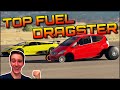 Funny Traffic Car TOP FUEL DRAGSTER | Forza Horizon 3 Dev Mods | Crazy Acceleration!