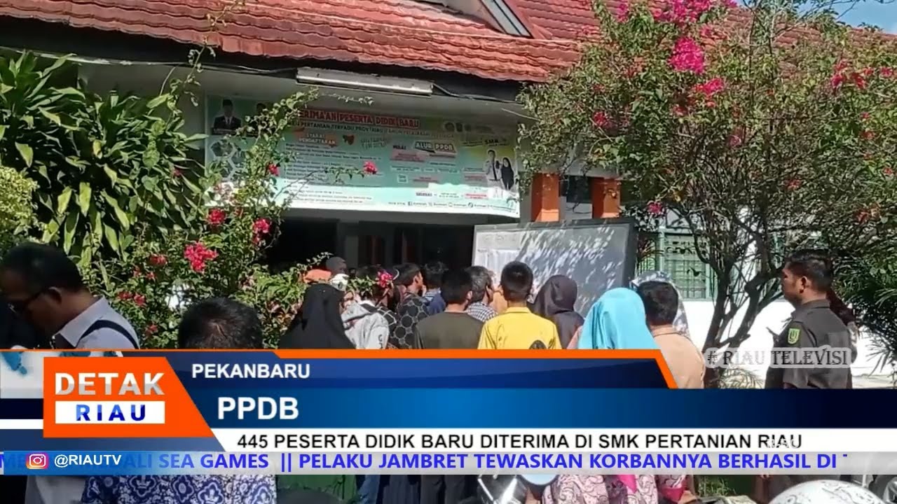 455 PESERTA DIDIK BARU DITERIMA DI SMK PERTANIAN RIAU