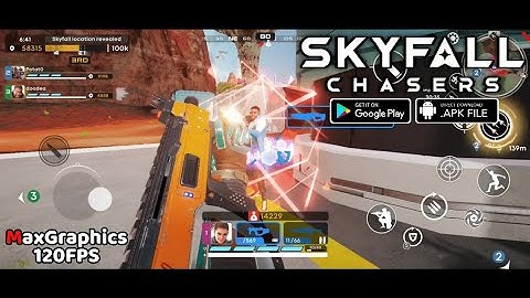 SkyFall Chasers: Battle Royal Gameplay MaxGraphics 120FPS + Download Link. (Red Magic 7)