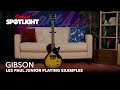 Gibson Les Paul Junior Electric Guitar Playing Examples