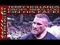Terry Hollands Drops 160KG Overhead Log On His Face!!!