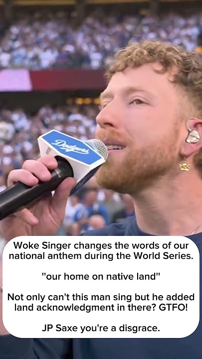 JP Saxe Changed our National Anthem at the World Series