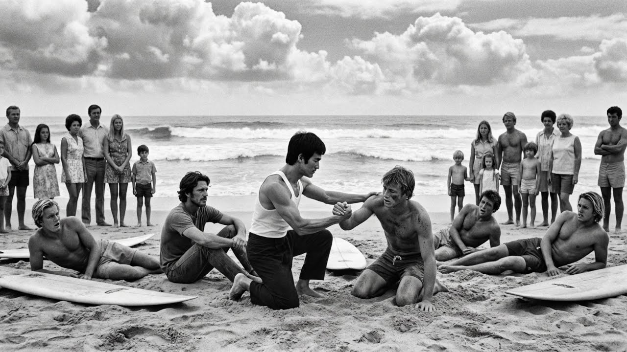 5 Surfers Provoked Bruce Lee - Lives Changed in 9 Seconds!