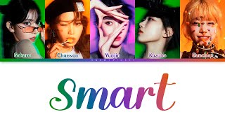 LE SSERAFIM (르세라핌) | 'Smart' | Color Coded Lyrics |【Rom/Eng/Esp】 Resimi