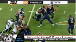 ESPN First Take Official – Cam Newton Spectacular In Panthers Win Over Seahawks [www.MangaUp.Net]