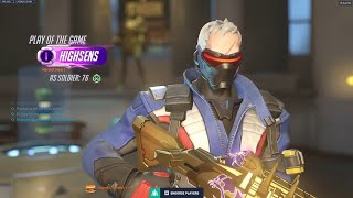 Potg The Best Soldier 76 In The World - Dafran Soldier 76 Overwatch 2 Season 18 Gameplay