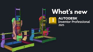 What's new Autodesk Inventor Professional 2025  Assembly in colors