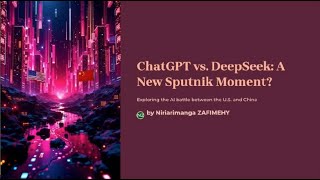 Erasmus AI Taurage - ChatGPT vs DeepSeek introductory lecture