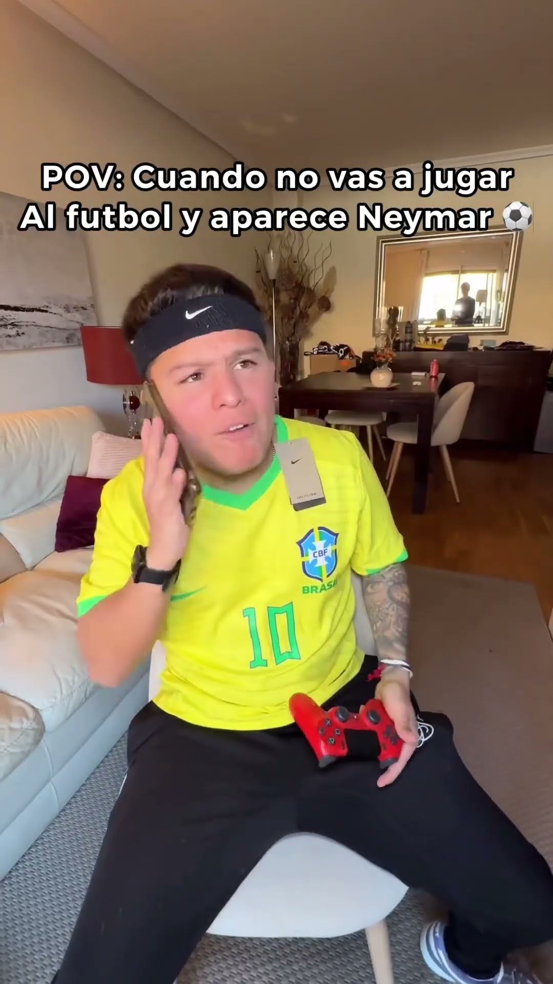 POV: Cuando No Vas A Jugar Al Futbol Y Aparece Neymar ?? Paul Ferrer #short