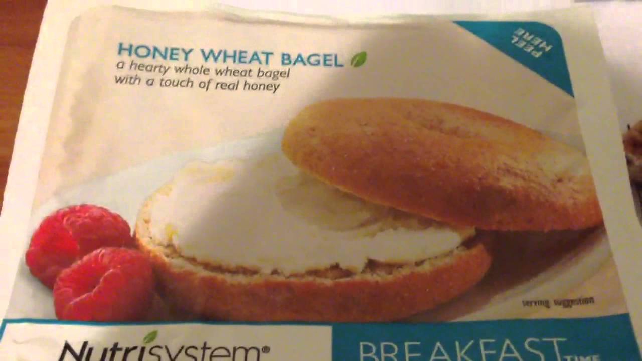 Nutrisystem Taste Test - Honey Wheat Bagel - YouTube