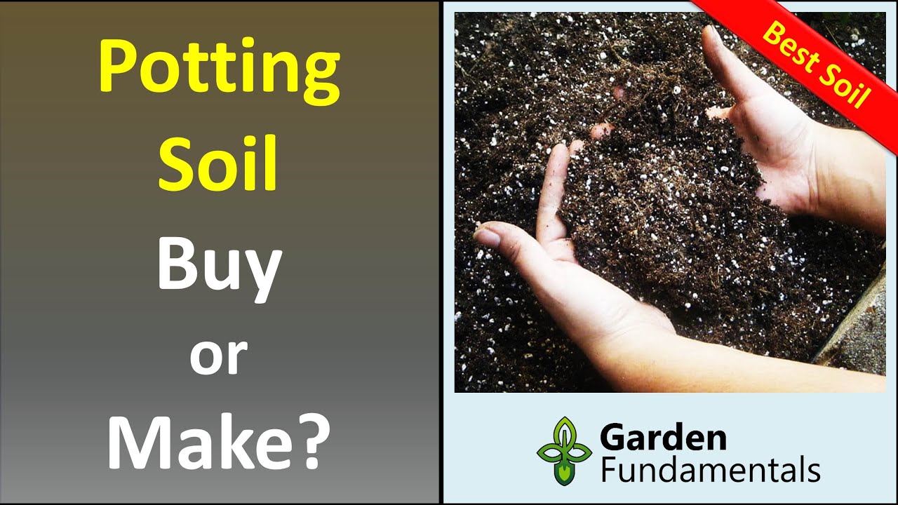 Potting Soil Buy or Make Your Own You will be surprised at the answer