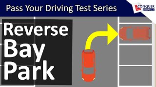 Reverse Bay Parking using the Mirrors for Reference Points  Driving Test Manoeuvre